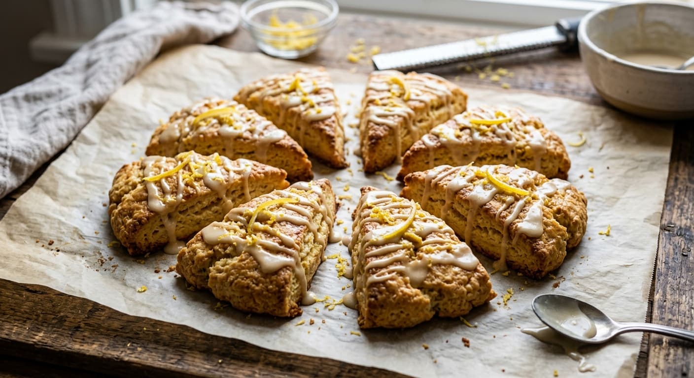 Lemon Zest Weekend Scones